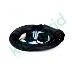 Electric car charging cable Type 2 to Type 2, 32A, 3ph