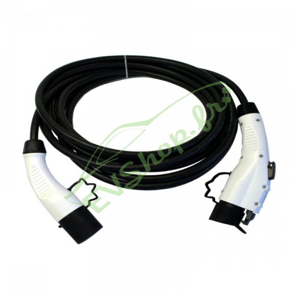 Electric car charging cable Type 1 to Type 2, 32A, 1ph