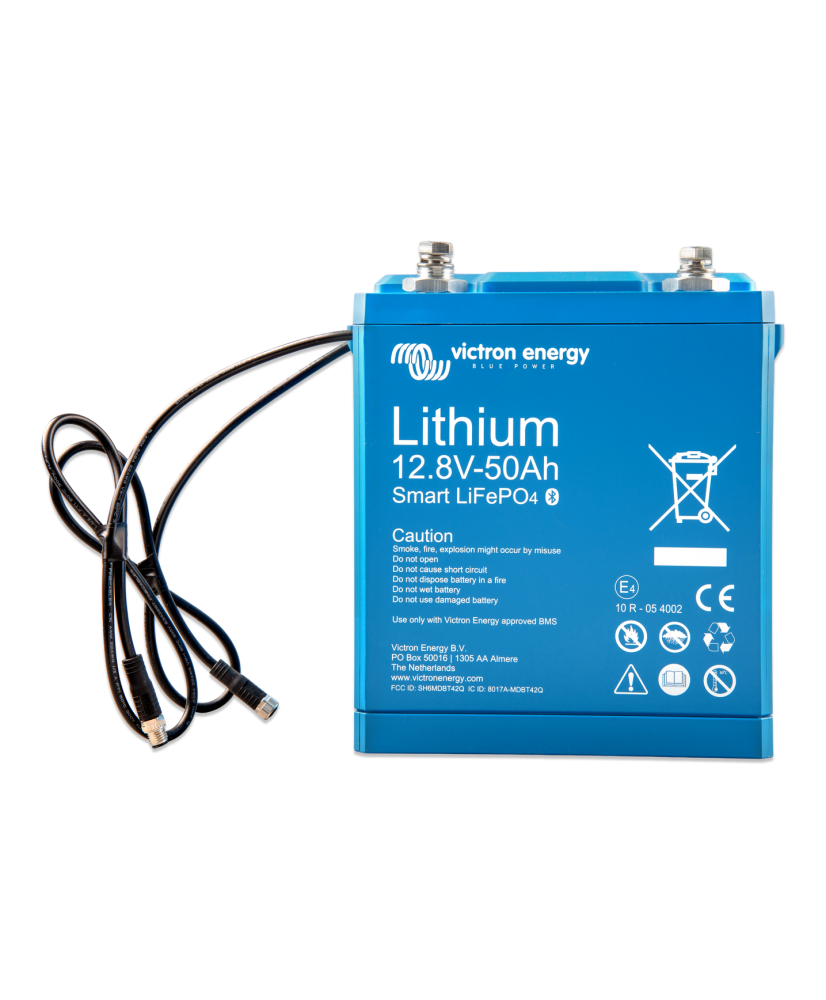 Lithium LiFePO4 battery 12.8V 50Ah - Smart