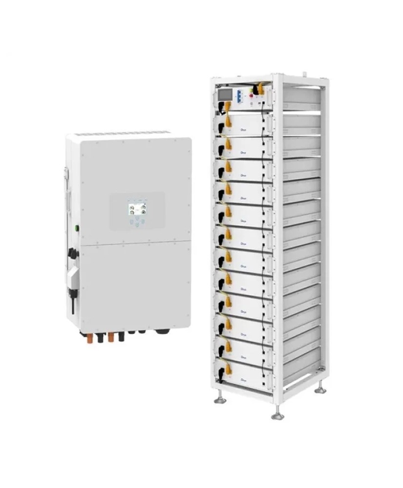 DEYE Onduleur 50kW + Stockage 61,44kWh LiFePo4 BOS-G