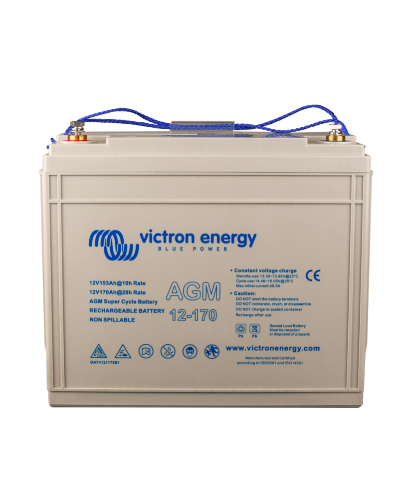 12V/170Ah AGM Super Cycle Battery (M8) Victron Energy