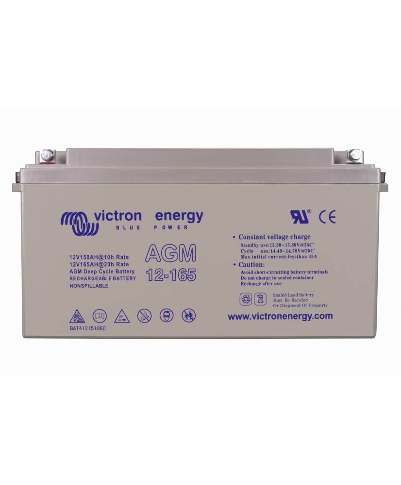 12V/165Ah AGM Deep Cycle Battery Victron Energy