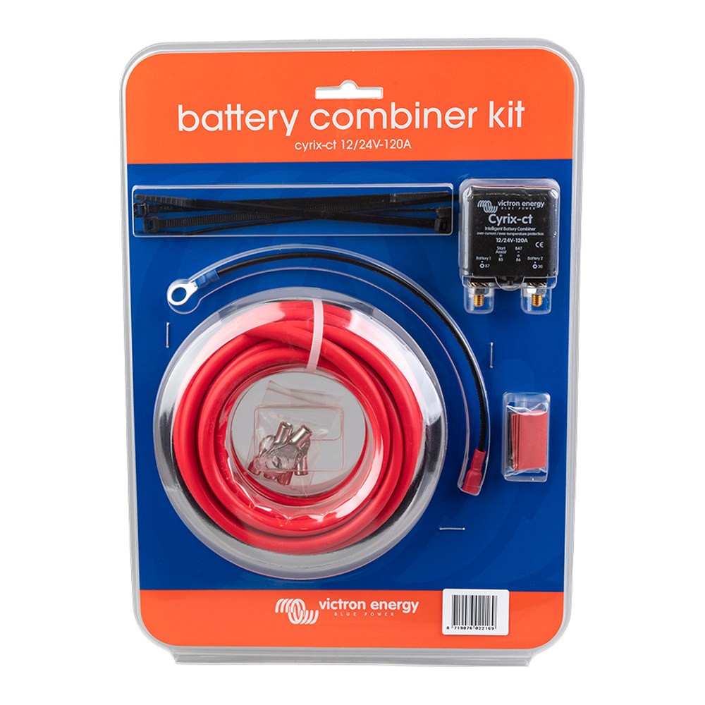 Cyrix-ct 12/24V-120A Battery Combiner Kit Victron Energy