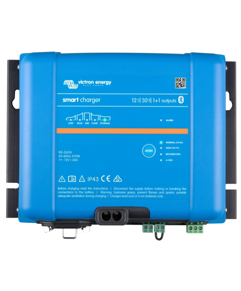 Chargeur Smart IP43 12/30(1+1) 120-240V Victron Energy