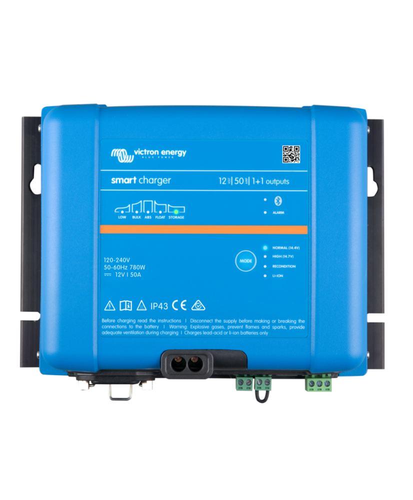 Chargeur Smart IP43 12/50(1+1) 120-240V Victron Energy