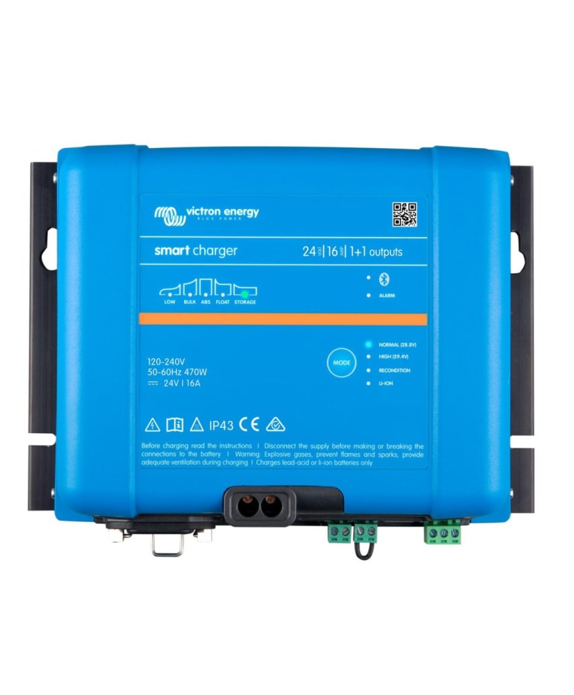 Smart IP43 Charger 24/16(1+1) 120-240V Victron Energy