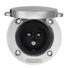 Prise d'alimentation en inox avec couvercle 32A/250Vac (2p/3w) Victron Energy