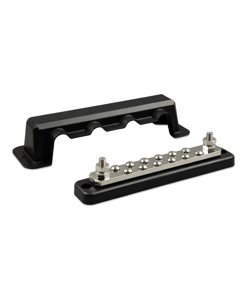 Barre omnibus 250A 2P avec 12 vis et couvercle Victron Energy