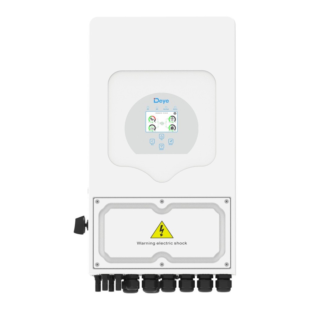 6 kW onduleur hybride Deye, monophasé, 48 V, SUN-6K-SG05LP1-EU-AM2-P