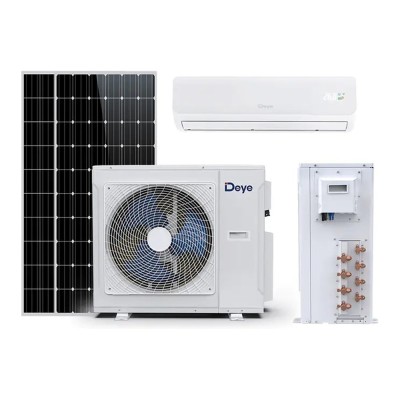 Deye hybrid AC/DC air conditioner, multi split 1 to 3, up to 27,000 BTU, DW3B1-ACDC-24KR2