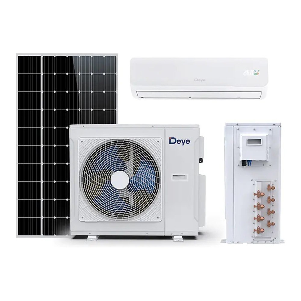 Climatiseur hybride AC/DC Deye multi split 1 pour 3, jusqu'à 27.000 BTU, DW3B1-ACDC-24KR2