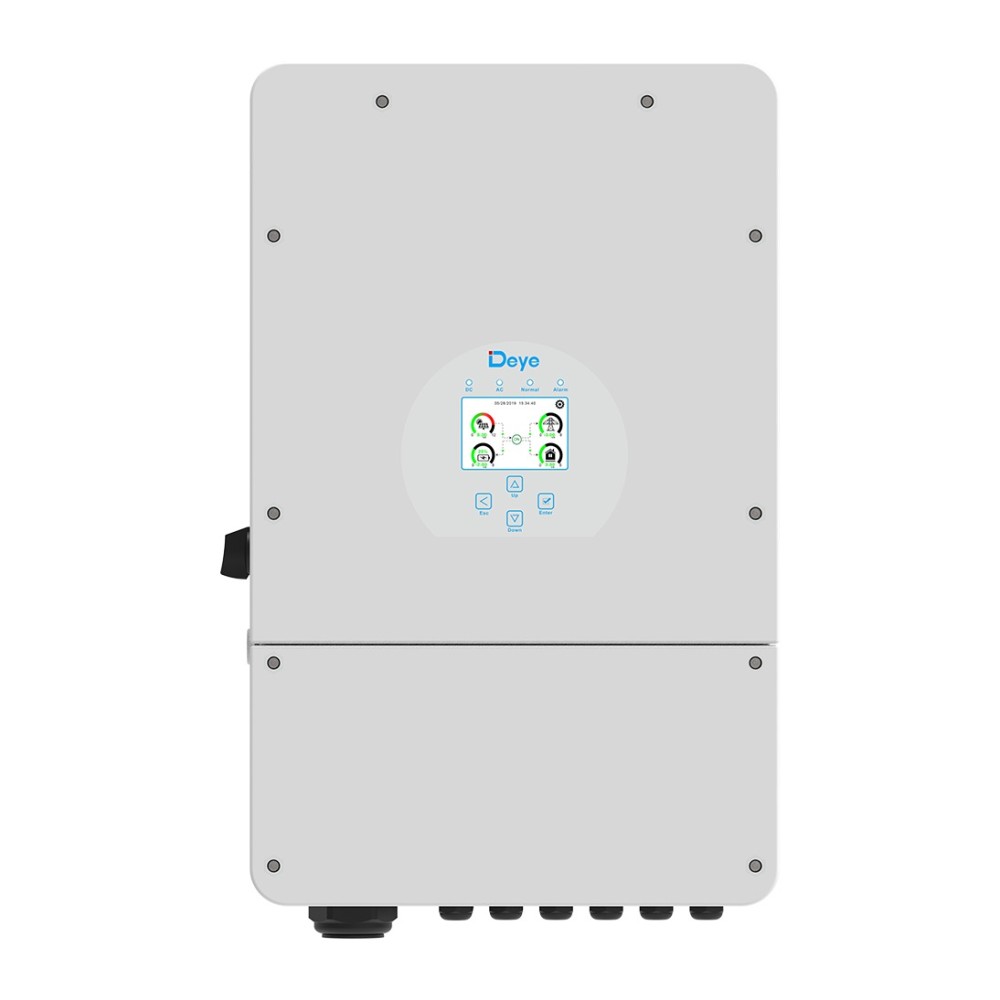 10 kW Deye hybrid inverter, single-phase, 48 V, SUN-10K-SG02LP1-EU-AM3-P