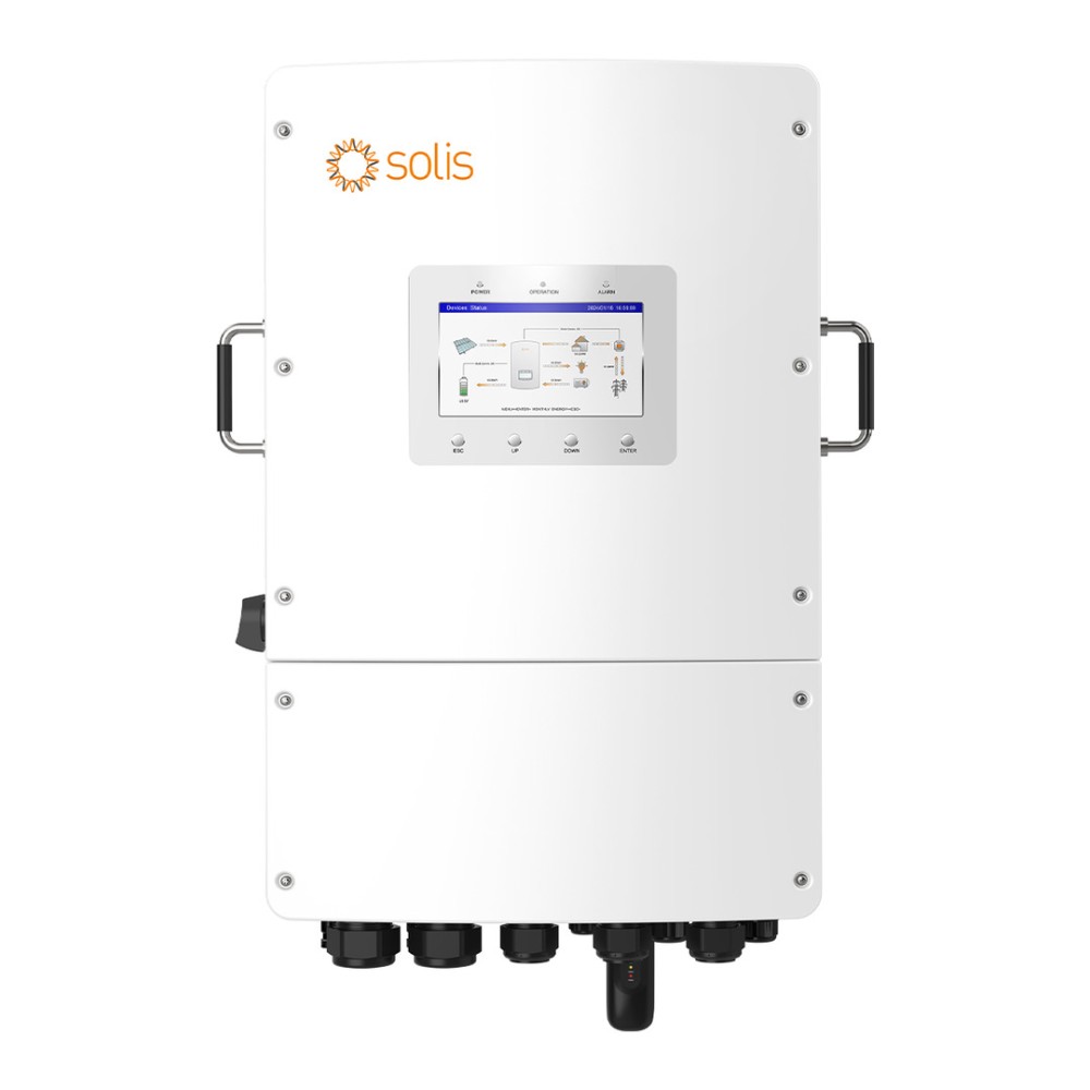 10 kW onduleur hybride Solis, triphasé, 48 V, S6-EH3P10K02-NV-YD-L