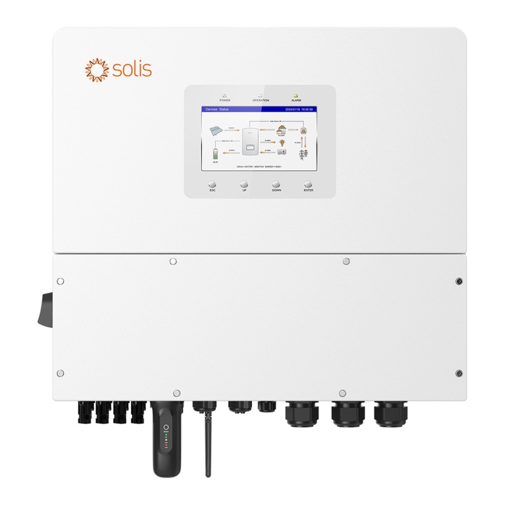 12 kW Solis hybrid inverter, three-phase, HV, S6-EH3P12K-H