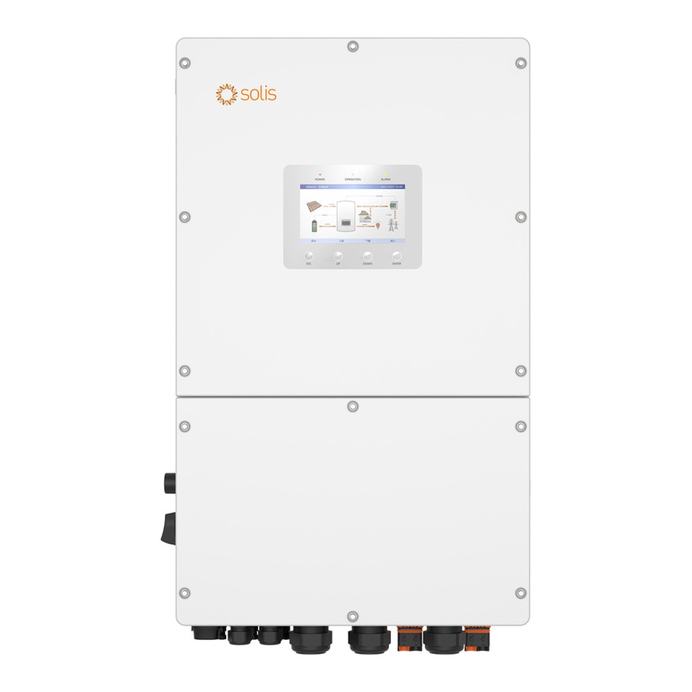 30 kW Solis hybrid inverter, three-phase, HV, S6-EH3P30K-H
