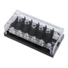 Six-way fuse holder for Mega-fuse with busbar (500A)