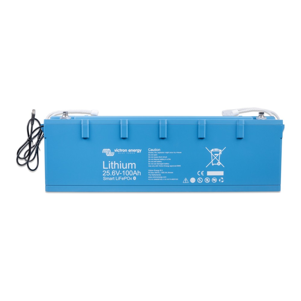 LiFePO4 Lithium Battery 25.6V 100Ah - Smart