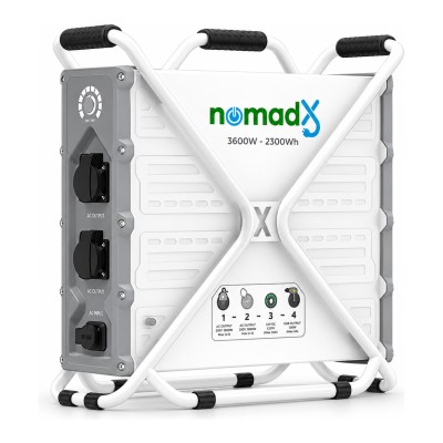 Générateur portable sur batterie KOG nomadX 3600 W, 2,3 kWh