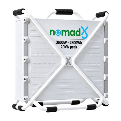Générateur portable sur batterie KOG nomadX 3600 W, 2,3 kWh